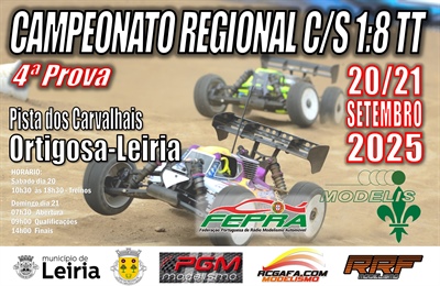 4ª Prova C. Regional Centro/Sul 1/8 TT 2025 (A e B)